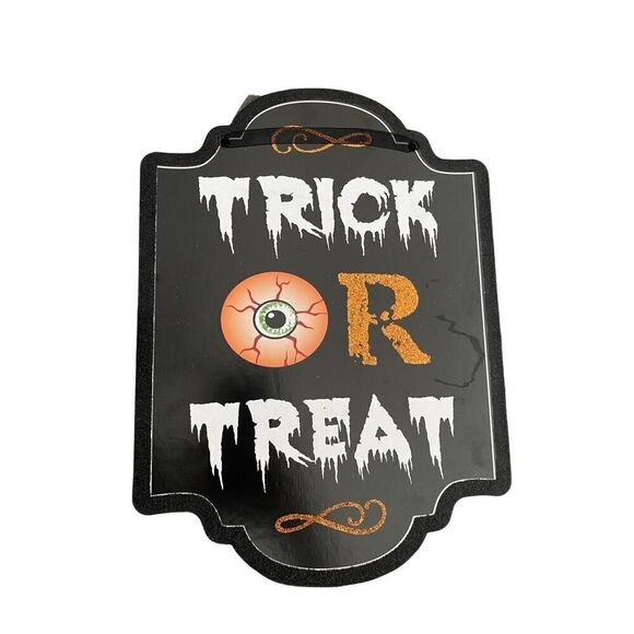 Lot Of 3 Halloween Hanging Home Signs Decor Decorations Goth Gothic Punk - Picture 4 of 12